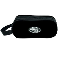 Estuche 3 Cremalleras Negro