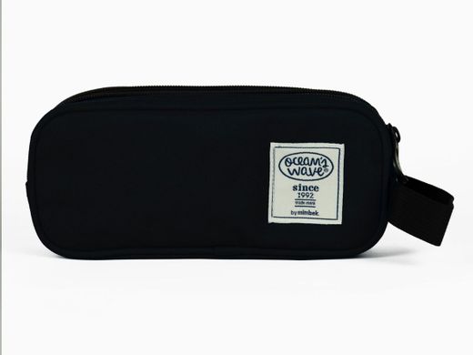 Estuche 3 Cremalleras Negro