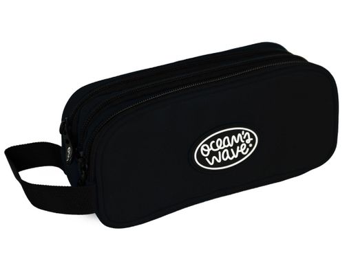 Étui noir à 3 fermetures éclair