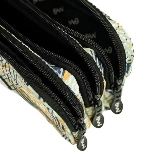 Estuche 3 cremalleras  Rush by Ocean´s Wave