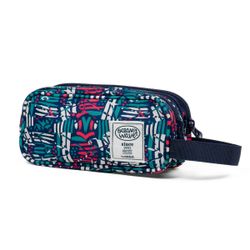 Estojo Tribal com 3 zíperes