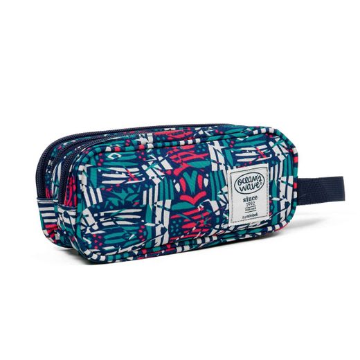 Estojo Tribal com 3 zíperes