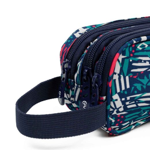 Estojo Tribal com 3 zíperes