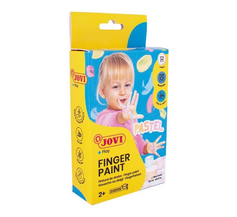 Pintura Dedos Jovi 540 C/5 Colores 35 Ml - Envío gratis en 24/48 horas.