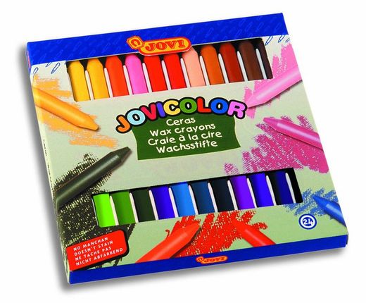 Crayons Jovicolor couleurs assorties