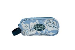Estuche de 3 cremalleras Bora Bora azul