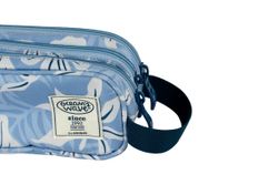 Sac Bora Bora bleu avec 3 fermetures éclair