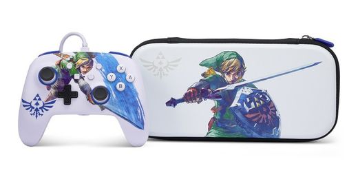 Cape mince PowerA pour Nintendo Switch, Nintendo Switch Lite et Nintendo Switch OLED - Master Sword Defense