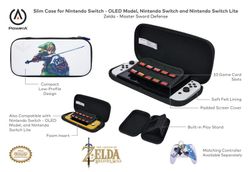 Cape mince PowerA pour Nintendo Switch, Nintendo Switch Lite et Nintendo Switch OLED - Master Sword Defense