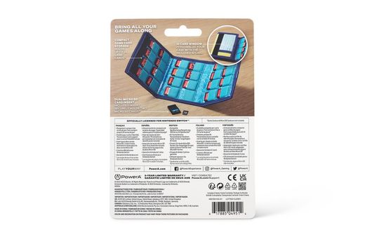 Estuche plegable para tarjetas de juego PowerA para Nintendo Switch - Patada Sonic