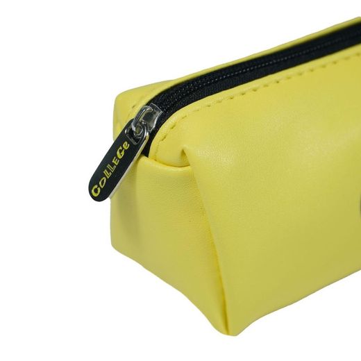 Estojo triangular amarelo COLLEGE