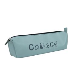 Estuche triangular COLLEGE Azul Pastel