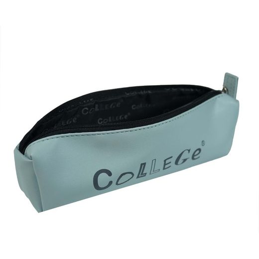 Estojo triangular COLLEGE Azul Pastel