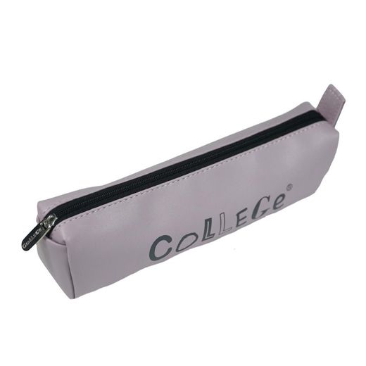 Estuche triangular COLLEGE Lila Pastel