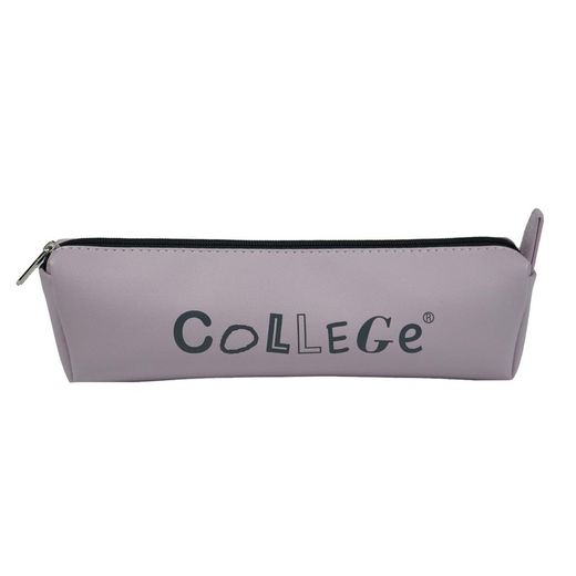 Estuche triangular COLLEGE Lila Pastel