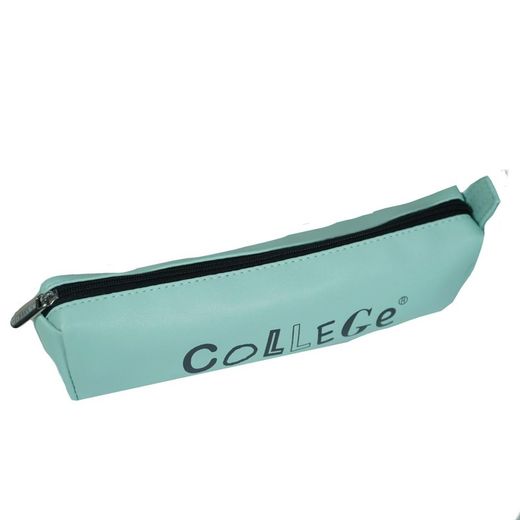 Estojo triangular COLLEGE Verde Pastel
