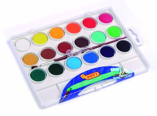 Jovi étuis aquarelle couleurs assorties