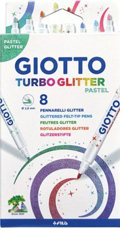 Estojos para marcadores turbo glitter, dois tons