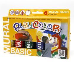 Estuches témpera sólida playcolor mural