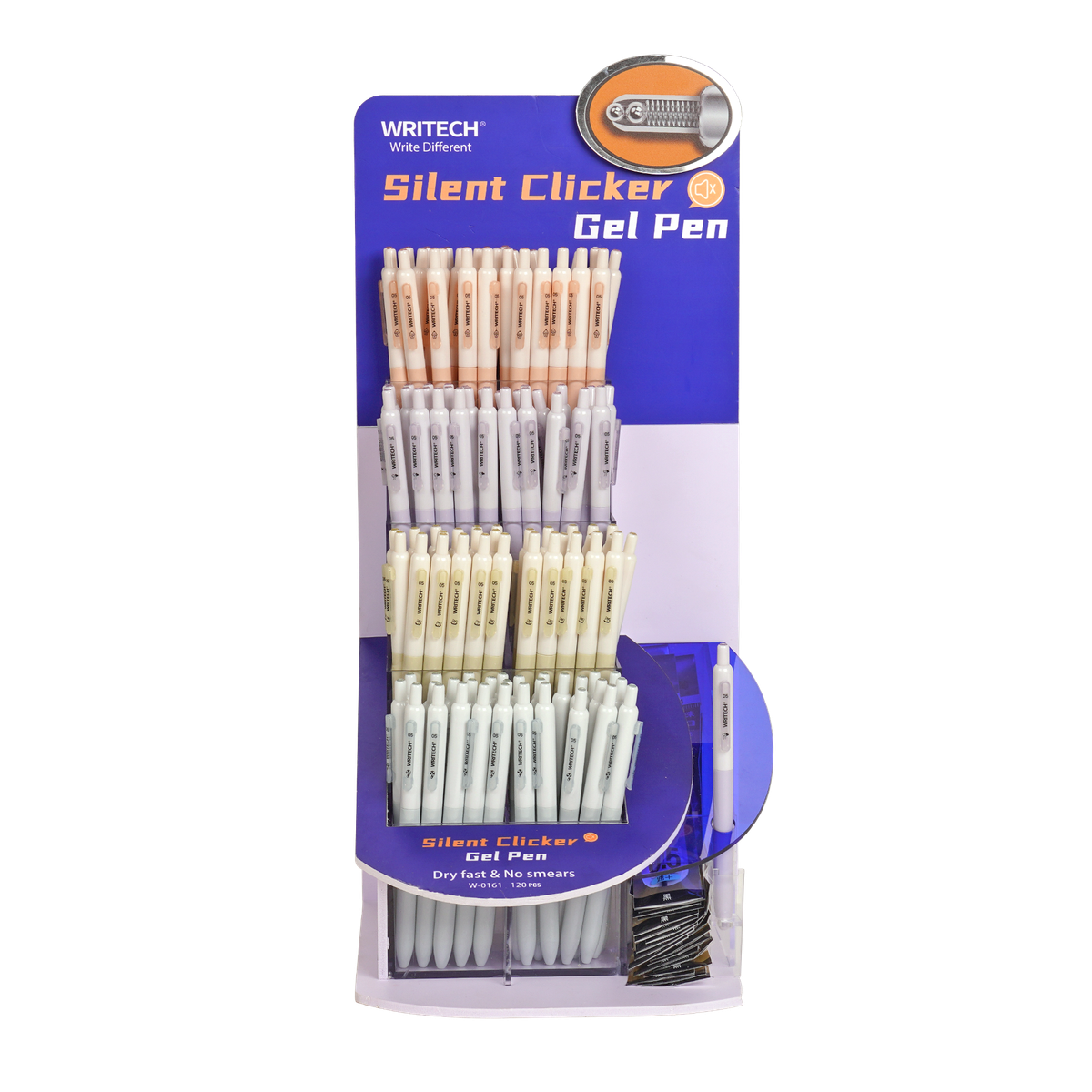 Exp 120 Bolígrafo Gel Retráctil 0,5mm Azules