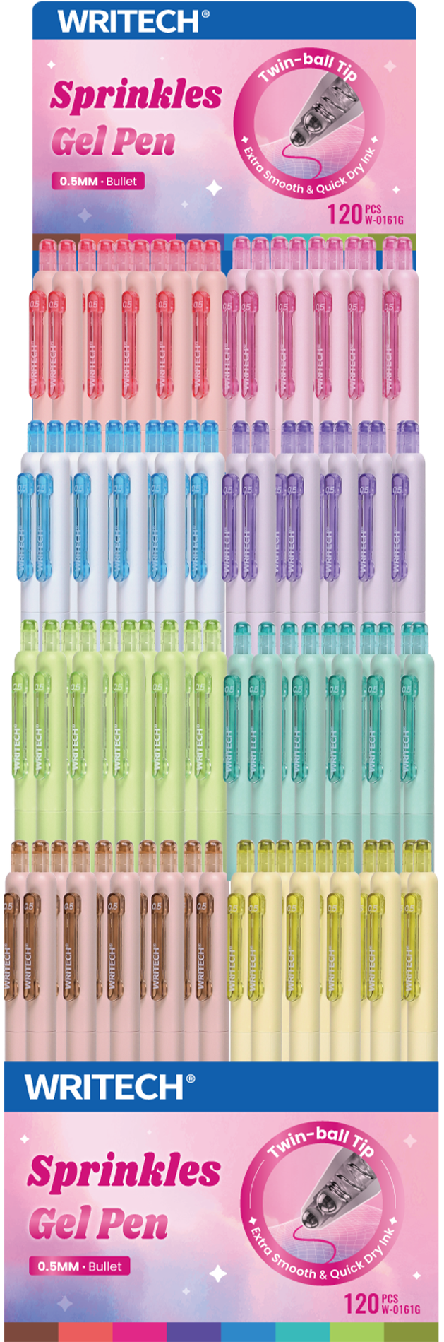 Exp 120 Bolígrafo Gel Retráctil 0,5mm Surtidos