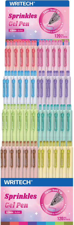 Exp 120 Bolígrafo Gel Retráctil 0,5mm Surtidos