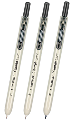 Exp 144 Rotuladores Fineliner Rectrátil + 28 Recambios