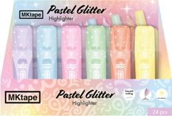 Exp. 24 Rotuladores Fluor Glitter Pasteles