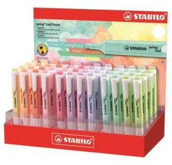 Expositor con 48 Stabilo Boss Swing Cool Pastel
