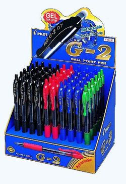 Expositor pilot g-2. 60 unidades