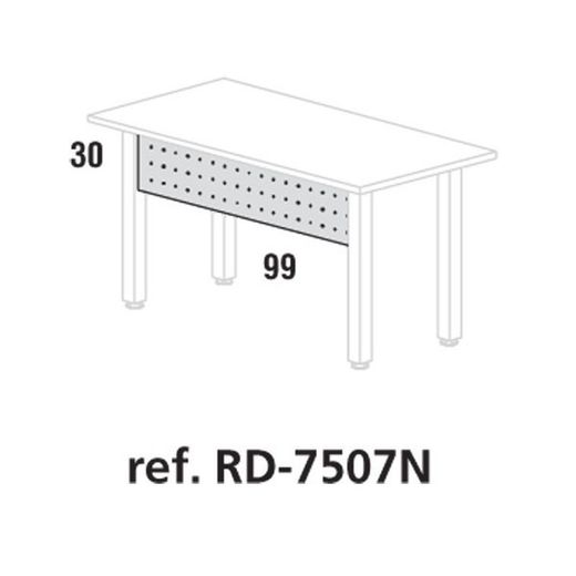 Faldón para mesa modular de 140 cm.