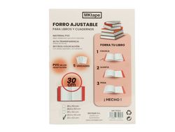 Forro de libro ajustable. Varios tamaños