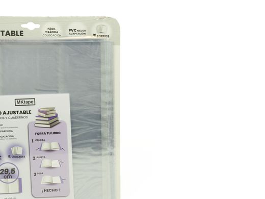 Forro de libro ajustable. Varios tamaños