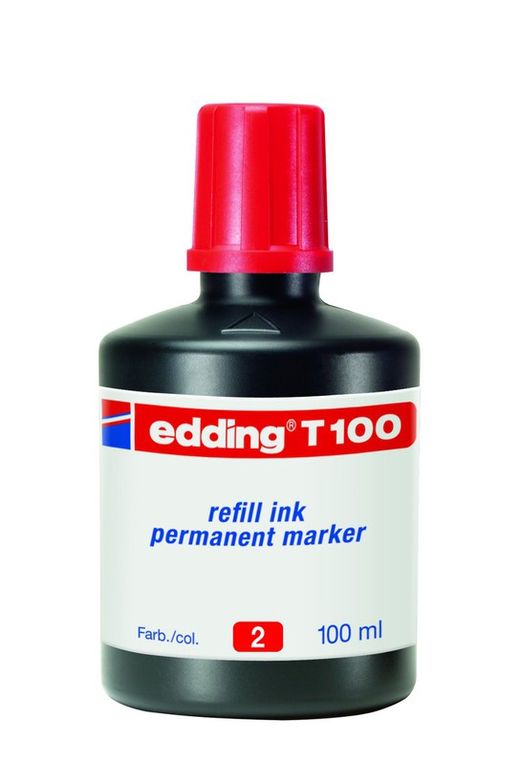 Flacon 100ml. encre permanente edding