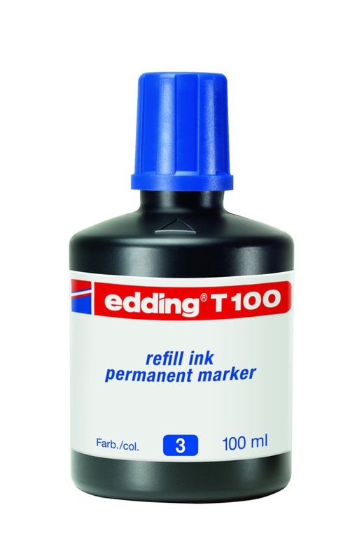 Flacon 100ml. encre permanente edding