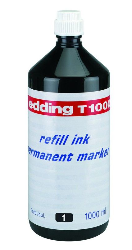 Flacon 1000ml. encre permanente edding