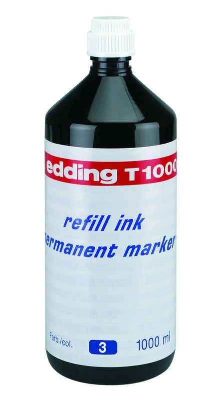 Flacon 1000ml. encre permanente edding
