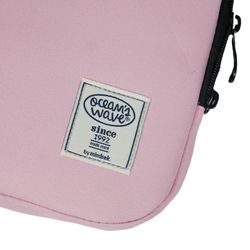 Housse ordinateur portable 13-14" rose pastel