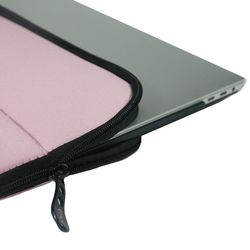 Housse ordinateur portable 13-14" rose pastel