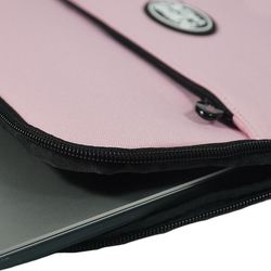 Housse ordinateur portable 13-14" rose pastel