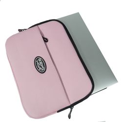Housse ordinateur portable 13-14" rose pastel