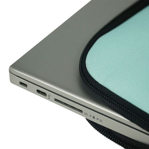 Capa para portátil verde pastel de 13-14”