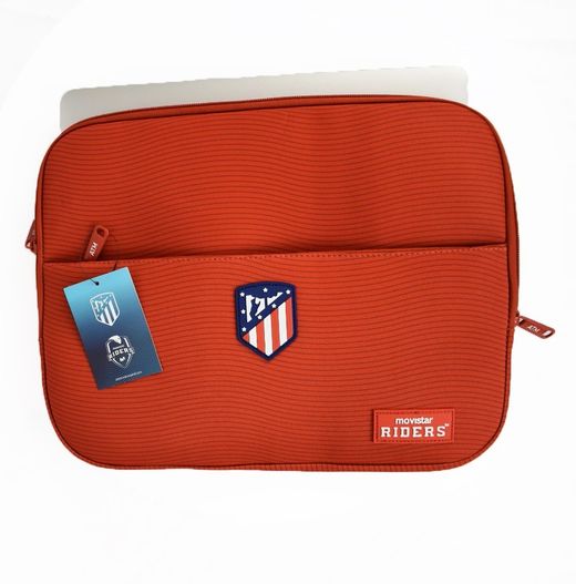 Bolsa vermelha para portátil do Atlético de Madrid Movistar Riders