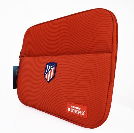 Bolsa vermelha para portátil do Atlético de Madrid Movistar Riders