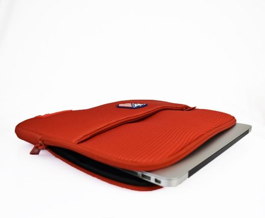 Bolsa vermelha para portátil do Atlético de Madrid Movistar Riders
