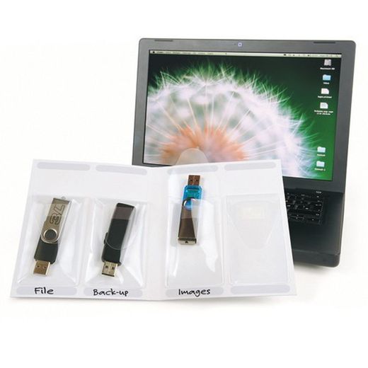 Coques autocollantes pour clés usb (lot de 10)