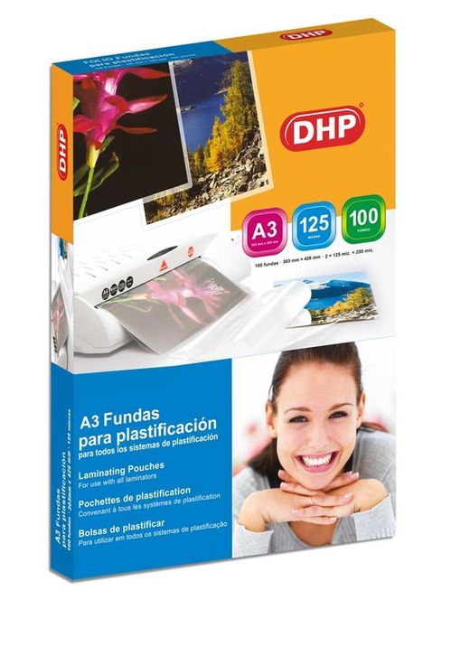 Mangas de laminação DHP. 3 tamanhos e 2 pesos