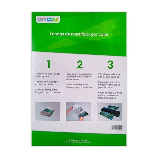 Couches laminées A3-125 microns Ofycole C/100