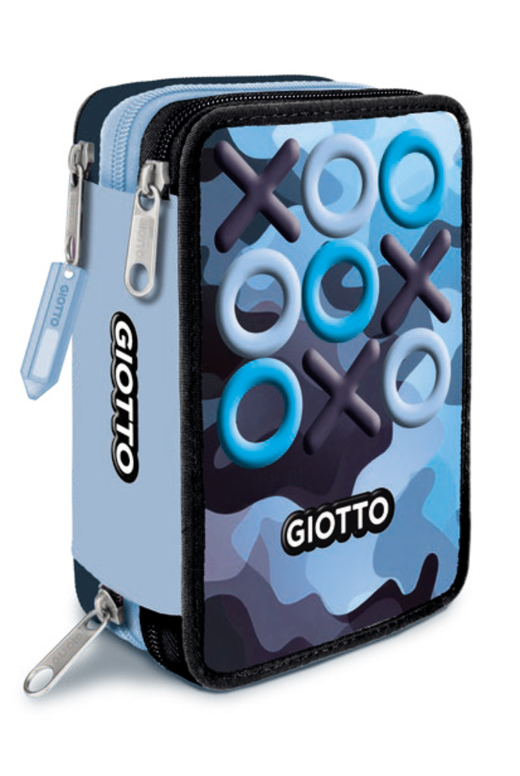 Giotto Estuche Plumier 3Zip Surtido 2025 en Display 6 Uds