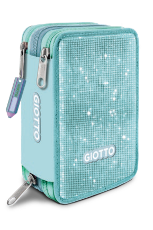 Giotto Estuche Plumier 3Zip Surtido 2025 en Display 6 Uds